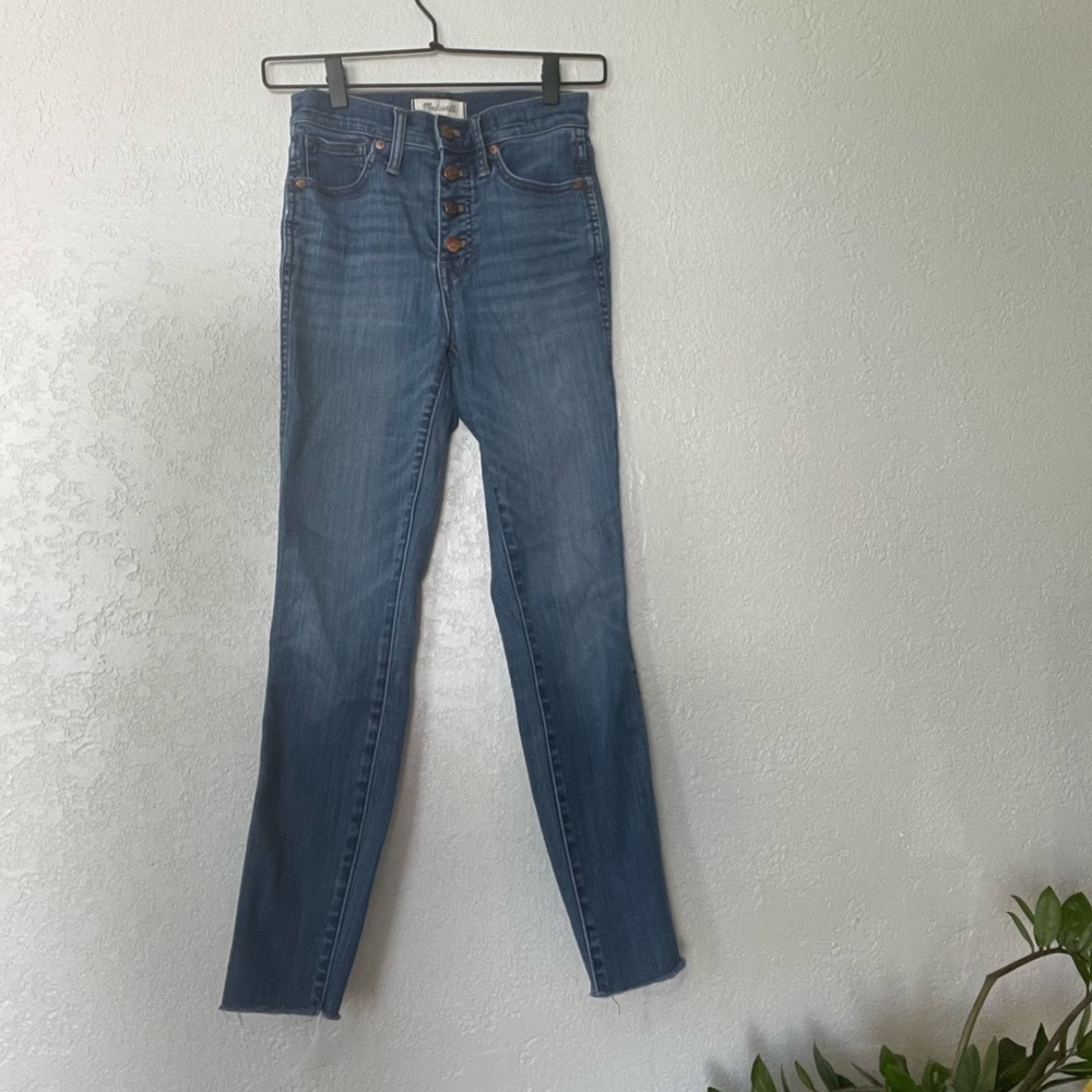 Madewell 10” high rise skinny crop